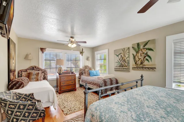 a living room with a couch and a flat screen tv