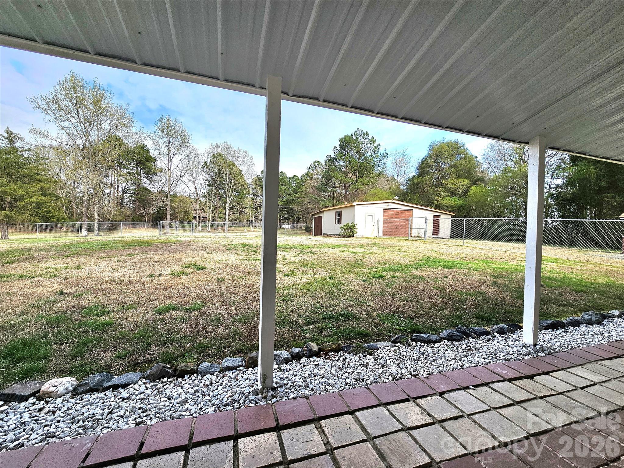 44716 Gold Branch Road Richfield, NC 28137 - Photo 45 of 47 a view of a porch with a backyard