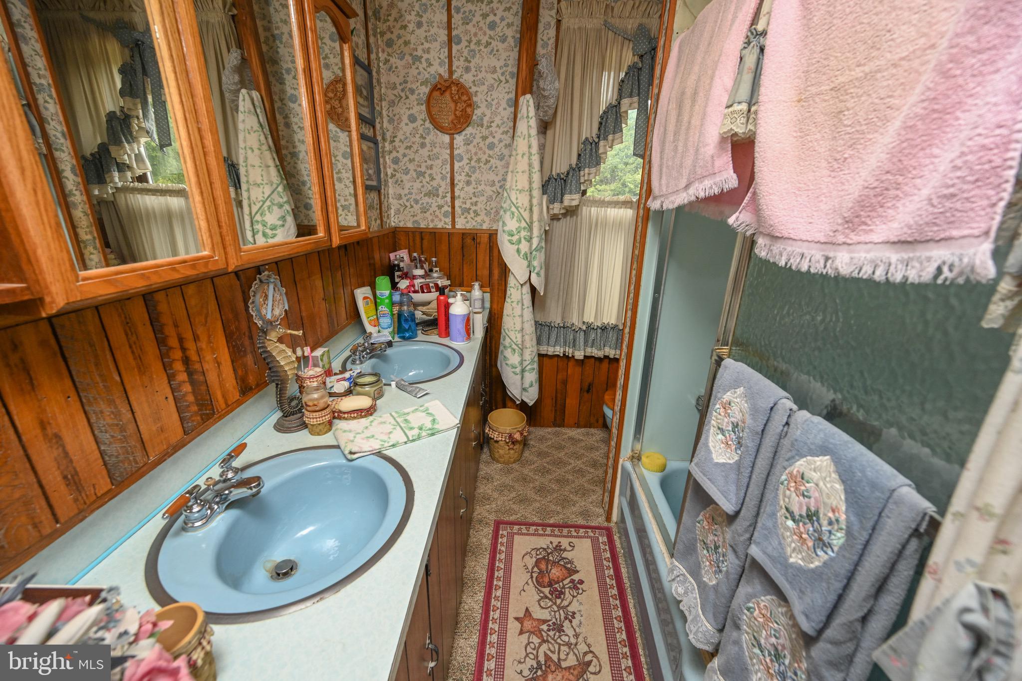 2527 Pigs Ear Road Grantsville, MD 21536 - Photo 32 of 94 a bathroom with a sink mirror vanity and toilet