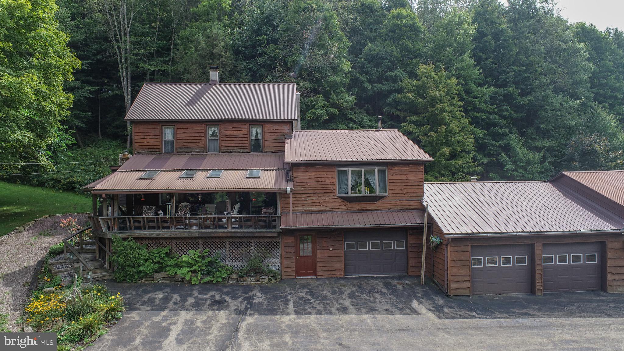 2527 Pigs Ear Road Grantsville, MD 21536 - Photo 78 of 94 an aerial view of a house with yard swimming pool and outdoor seating