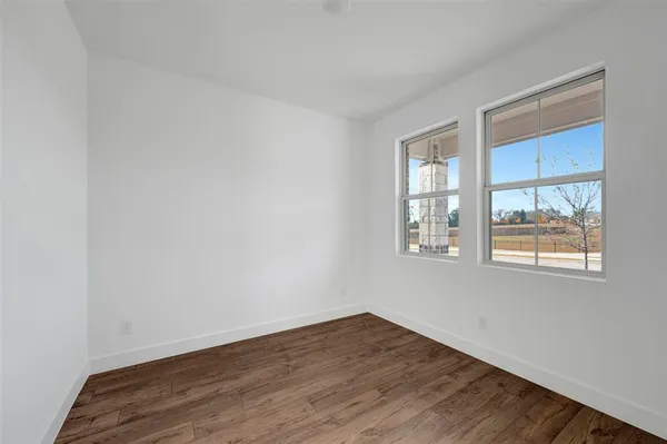 wooden floor in an empty room