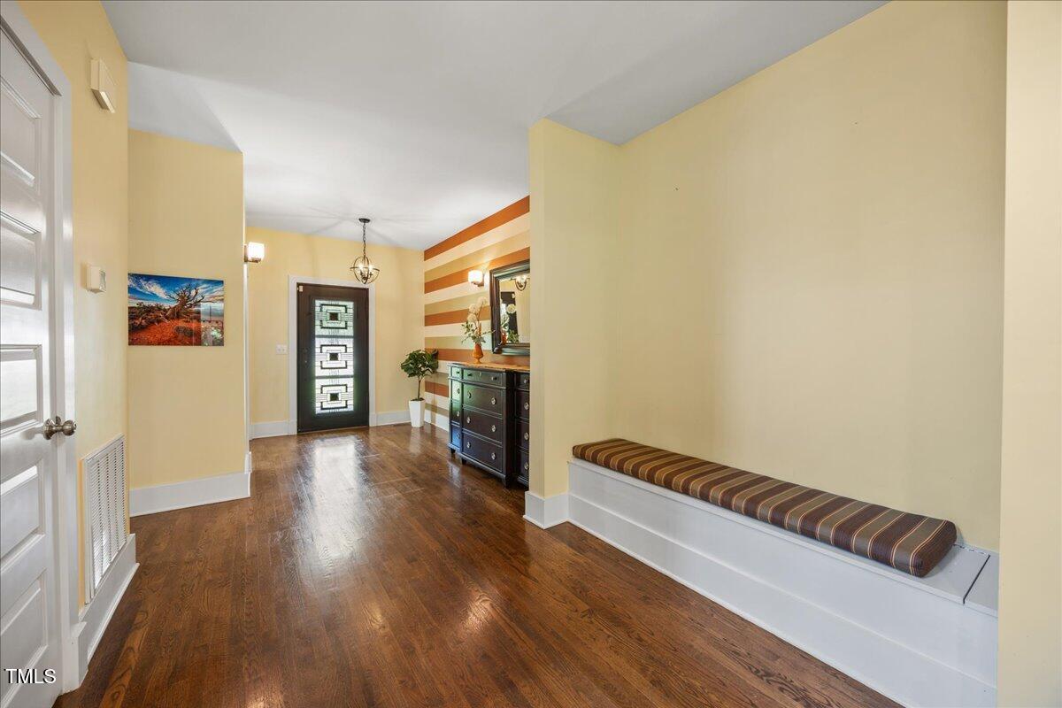 12636 Old Creedmoor Road Raleigh, NC 27613 - Photo 3 of 45 Foyer with built in bench