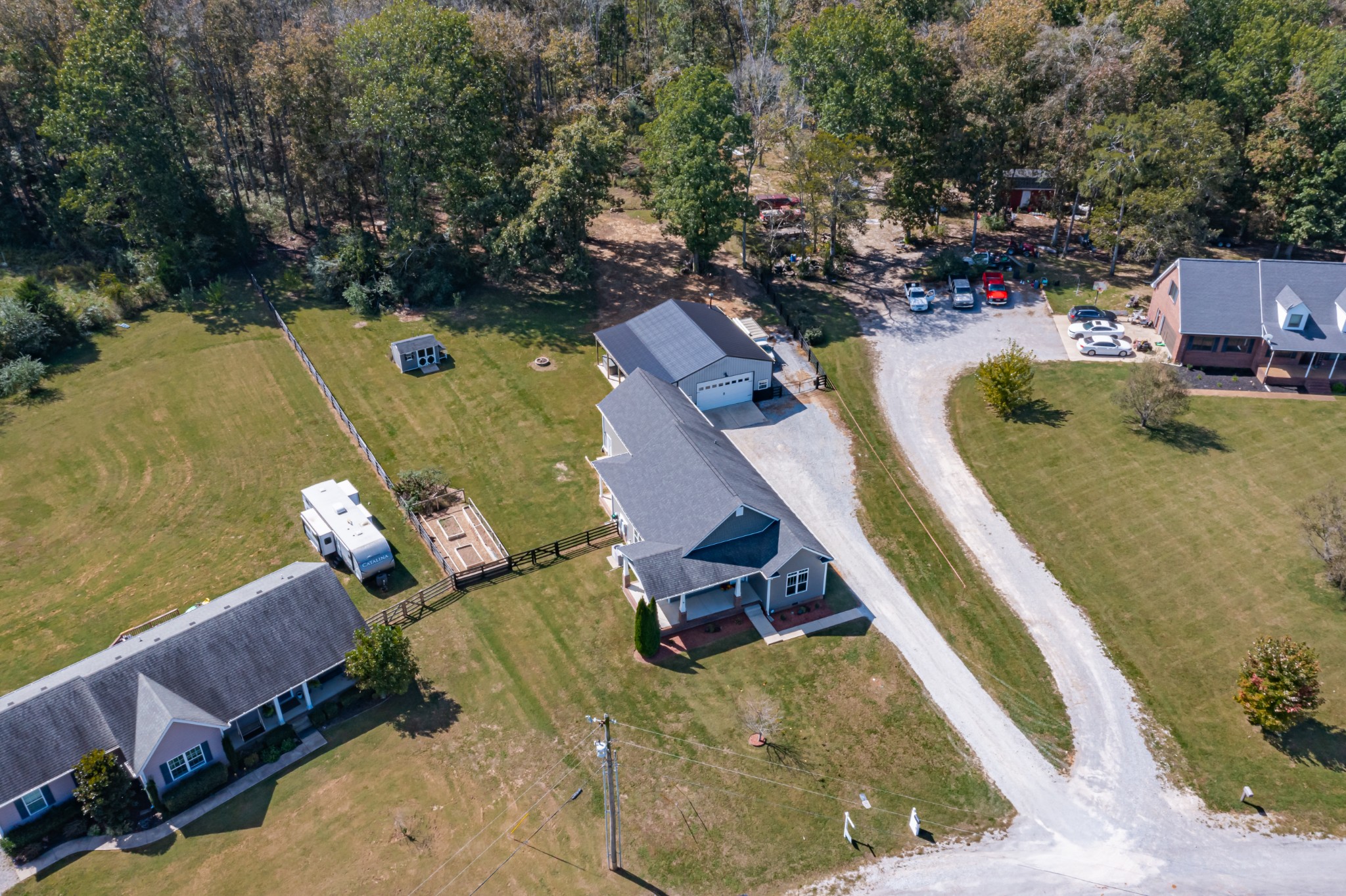 4781 Brookhollow Road Chapel Hill, TN 37034 - Photo 56 of 57 an aerial view of a house with outdoor space