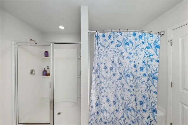 a view of swimming pool with outdoor seating