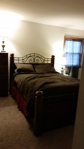 2128 Pleasure View Road Aurora, IL 60506 - Photo 6 of 10 a bed sitting in a bedroom next to a window