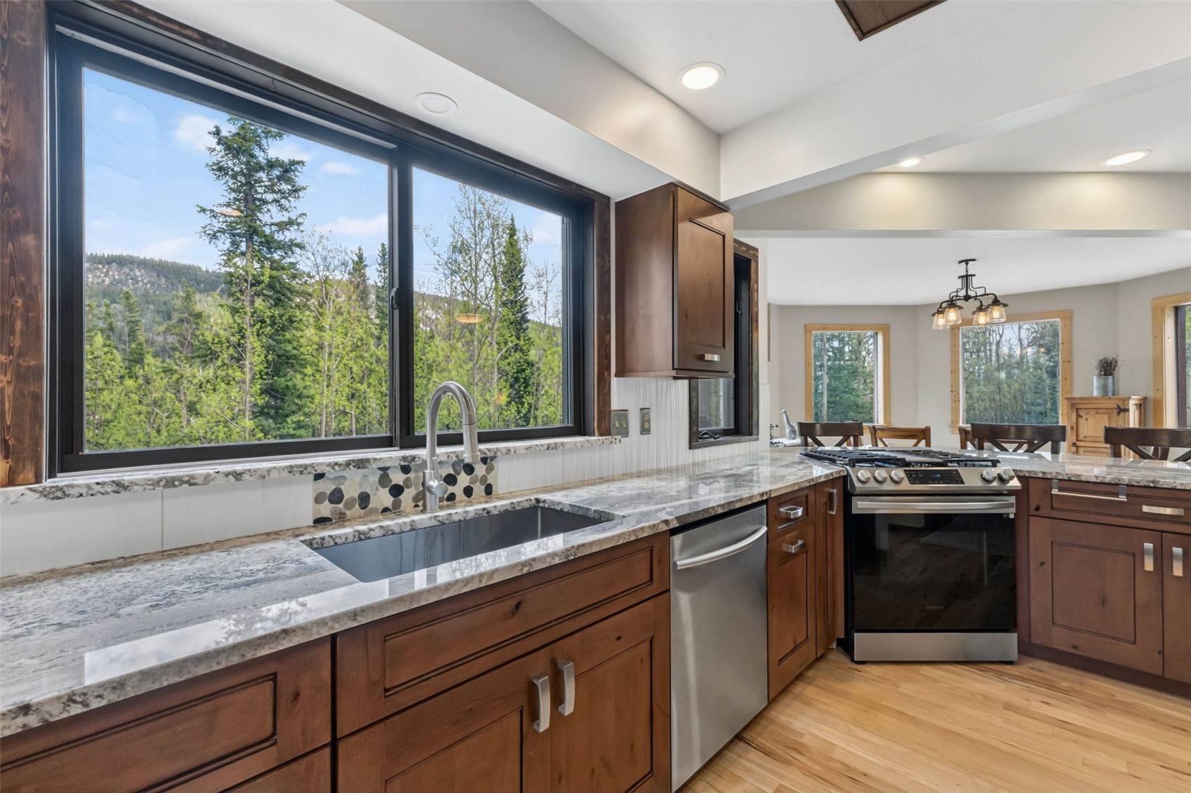kitchen with a view

