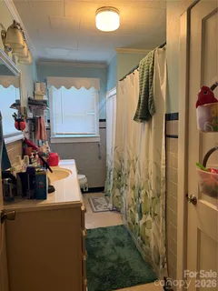 a room that has a bed and a plant in it