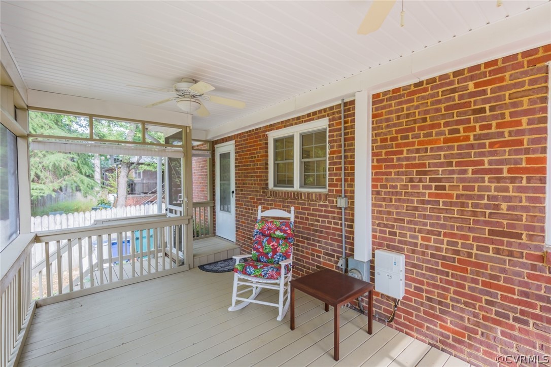 7404 Biscayne Road Henrico, VA 23294 - Photo 18 of 22 This amazing screened porch is the perfect place t