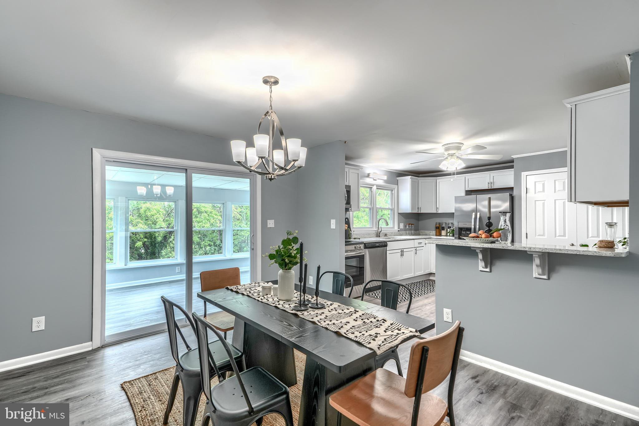8020 Redstone Road Kingsville, MD 21087 - Photo 13 of 50 a view of a dining room with furniture window and outside view