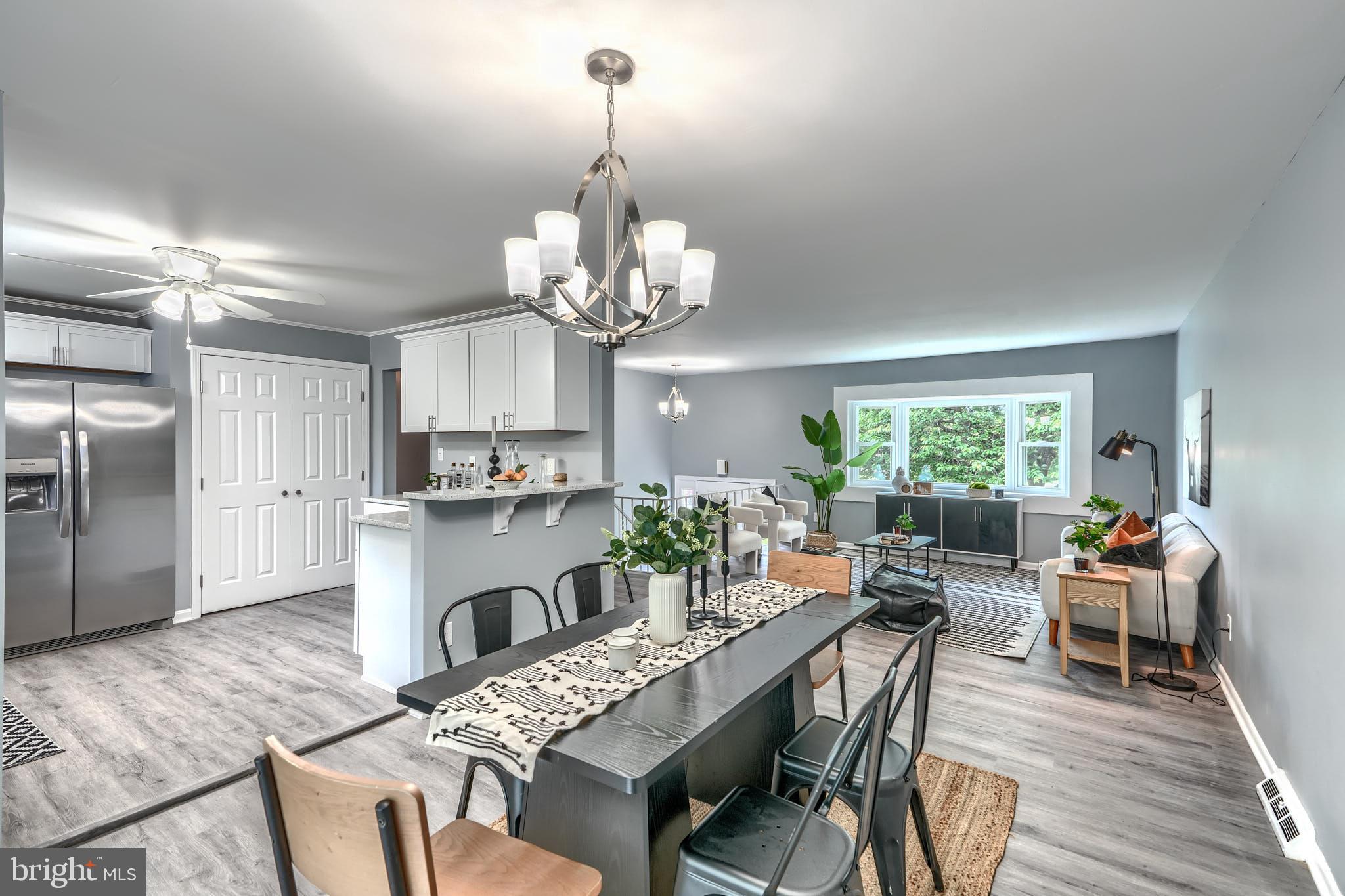8020 Redstone Road Kingsville, MD 21087 - Photo 14 of 50 a view of a dining room with furniture window and outside view