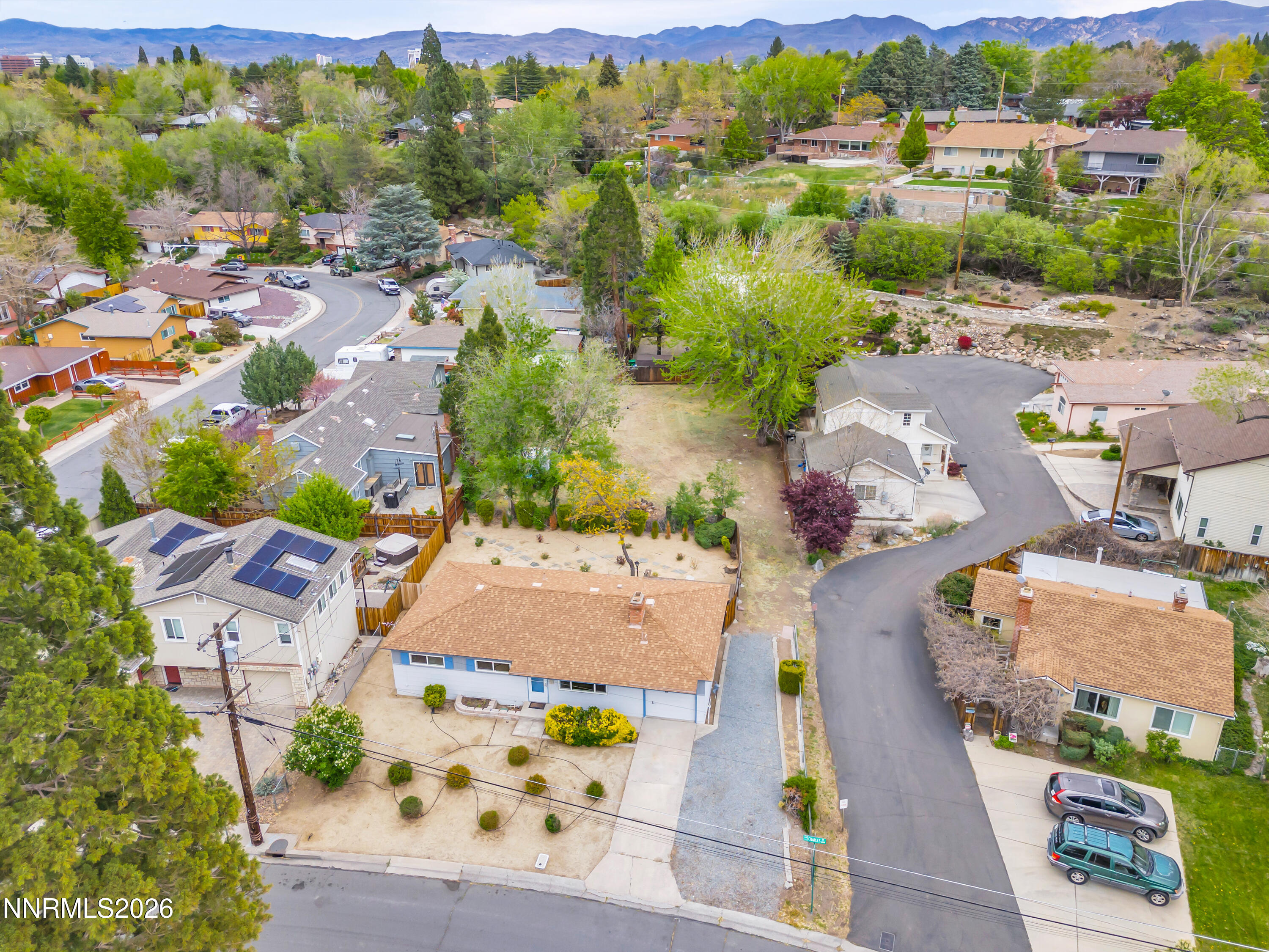 1208 Charles Drive Reno, NV 89509 - Photo 2 of 36 an aerial view of residential houses with outdoor space