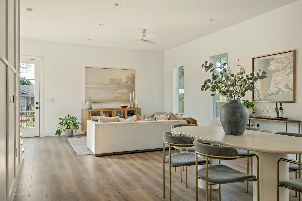 4601 Hank Avenue, Unit 1 Austin, TX 78745 - Photo 12 of 40 Living and dining area