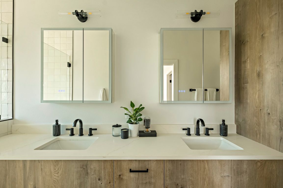 4601 Hank Avenue, Unit 1 Austin, TX 78745 - Photo 23 of 40 Bathroom featuring double vanity