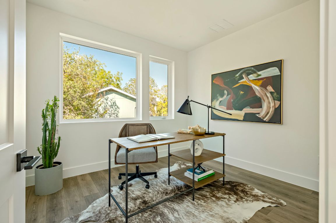 4601 Hank Avenue, Unit 1 Austin, TX 78745 - Photo 27 of 40 Secondary bedroom staged as an office
