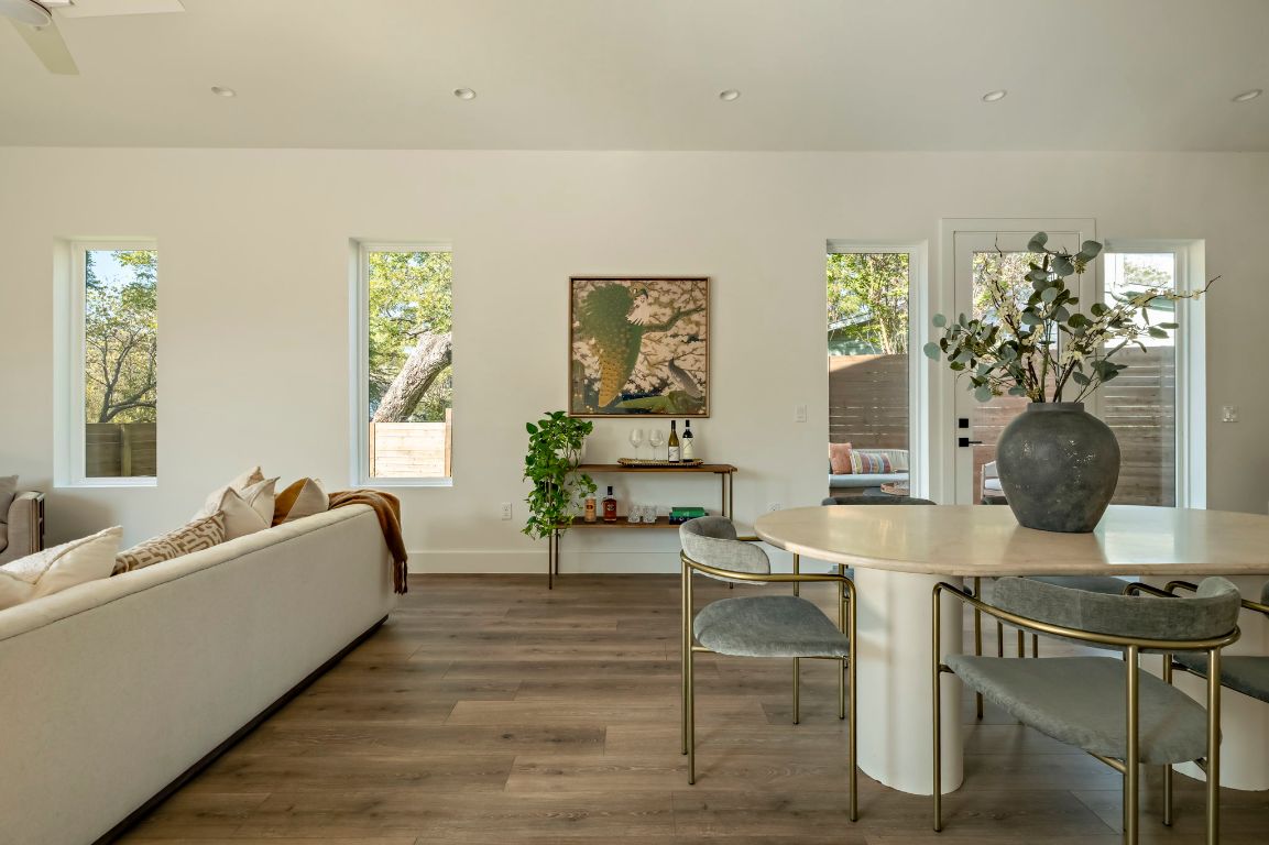 4601 Hank Avenue, Unit 1 Austin, TX 78745 - Photo 10 of 40 Dining space featuring recessed lighting, healthy amount of natural light
