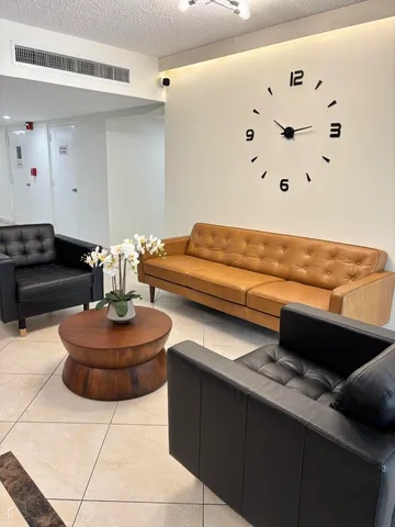 a view of a park with trees