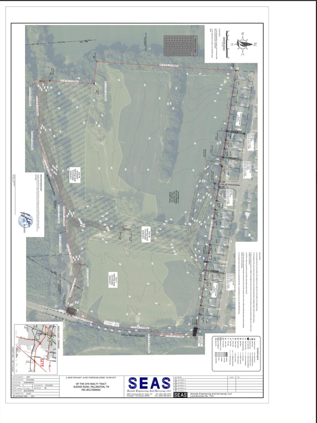 0 Sledge Road Millington, TN 38053 - Photo 4 of 5 a bathroom with a glass shower door