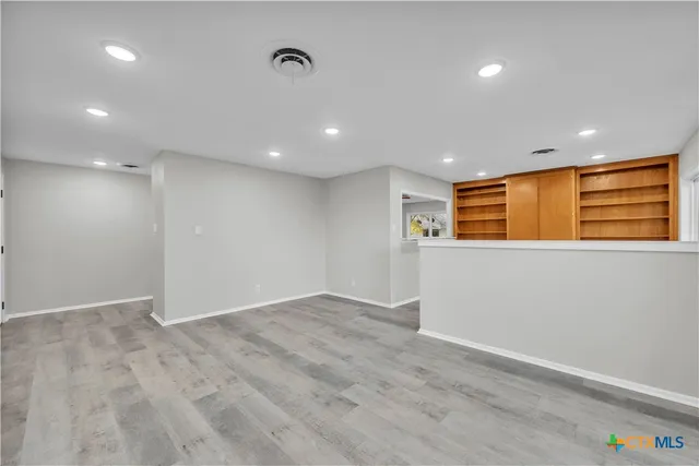 a view of an empty room