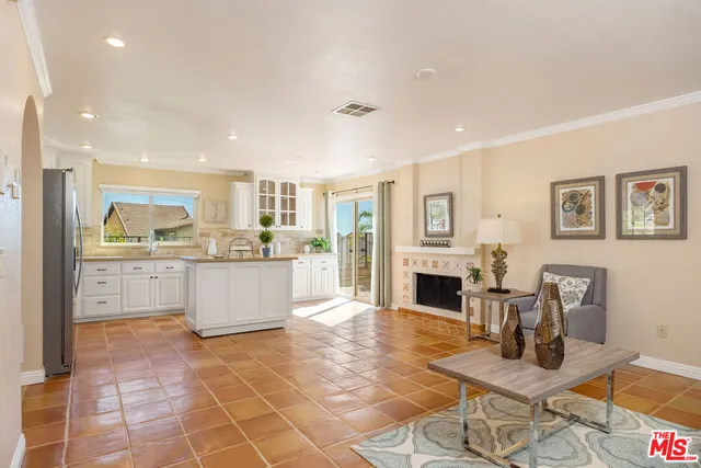 a bedroom with a bed and a view of bedroom