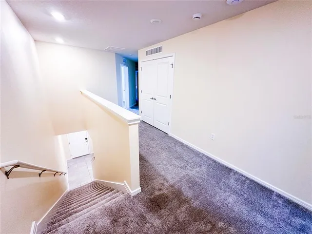 a view of a livingroom with an empty space