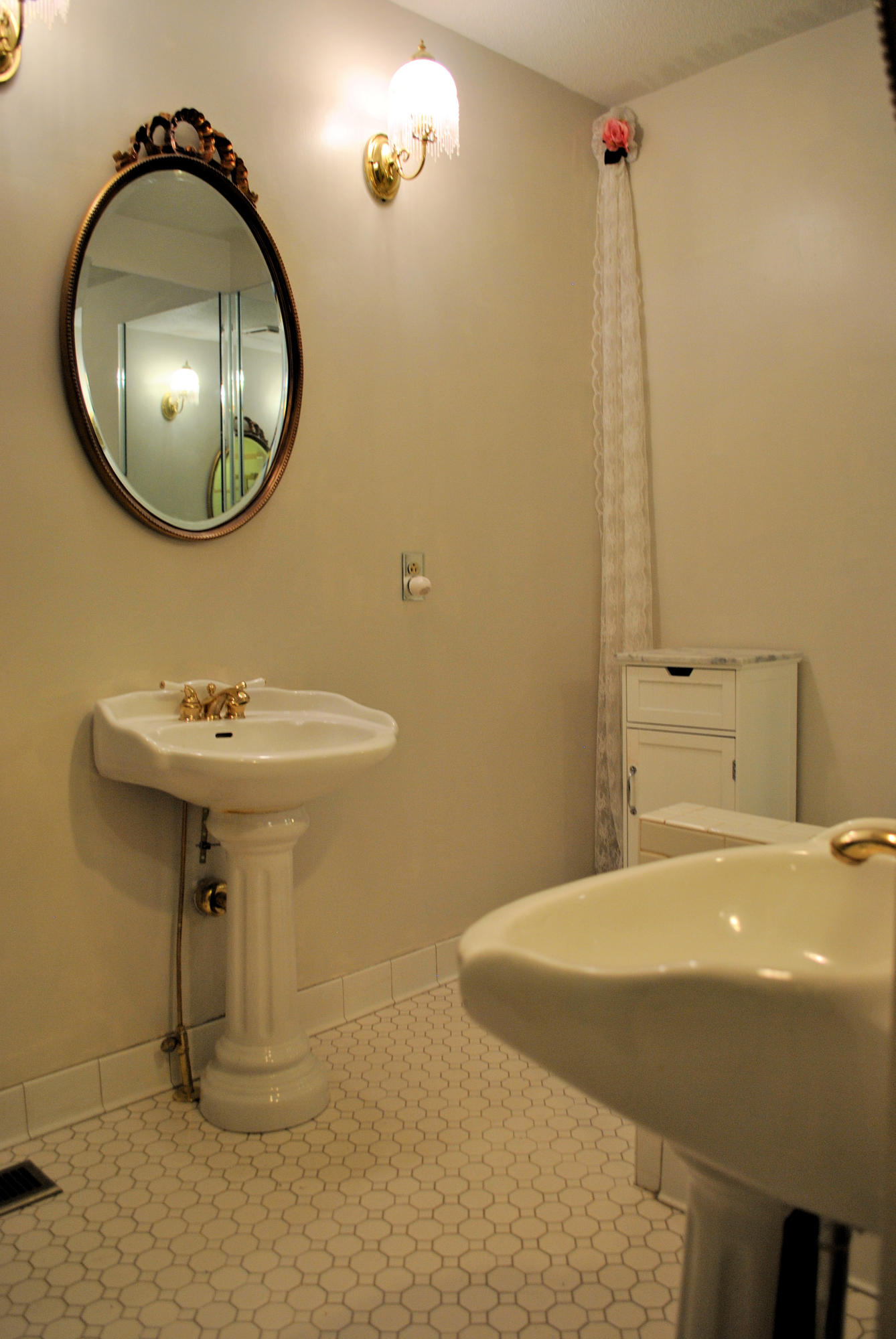 240 Fawn Lane Riner, VA 24149 - Photo 39 of 95 a bathroom with a sink and a mirror