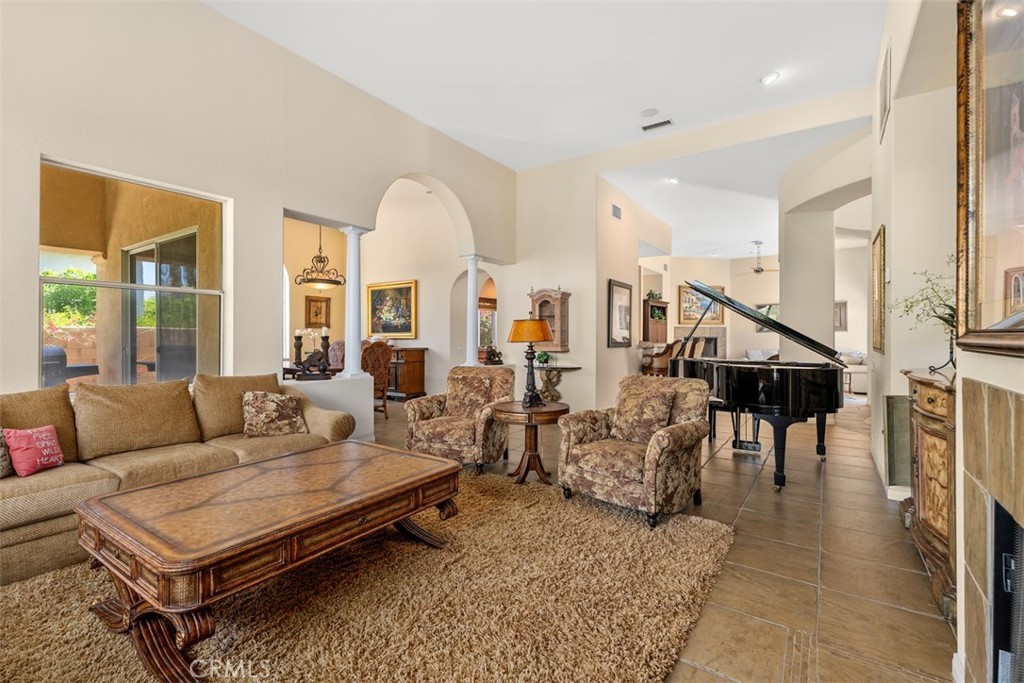 1228 Verdugo Road Palm Springs, CA 92262 - Photo 25 of 25 Open floor plan with spacious living room and cozy fireplace