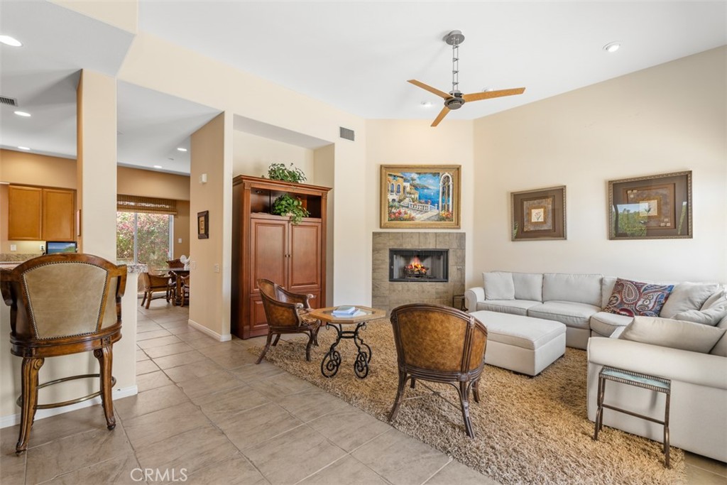 1228 Verdugo Road Palm Springs, CA 92262 - Photo 8 of 25 View of family room with fireplace
