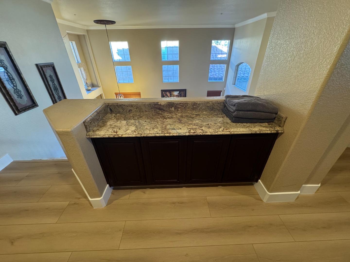 10 Rhine Circle Salinas, CA 93906 - Photo 16 of 50 a bathroom with a granite countertop sink and a mirror