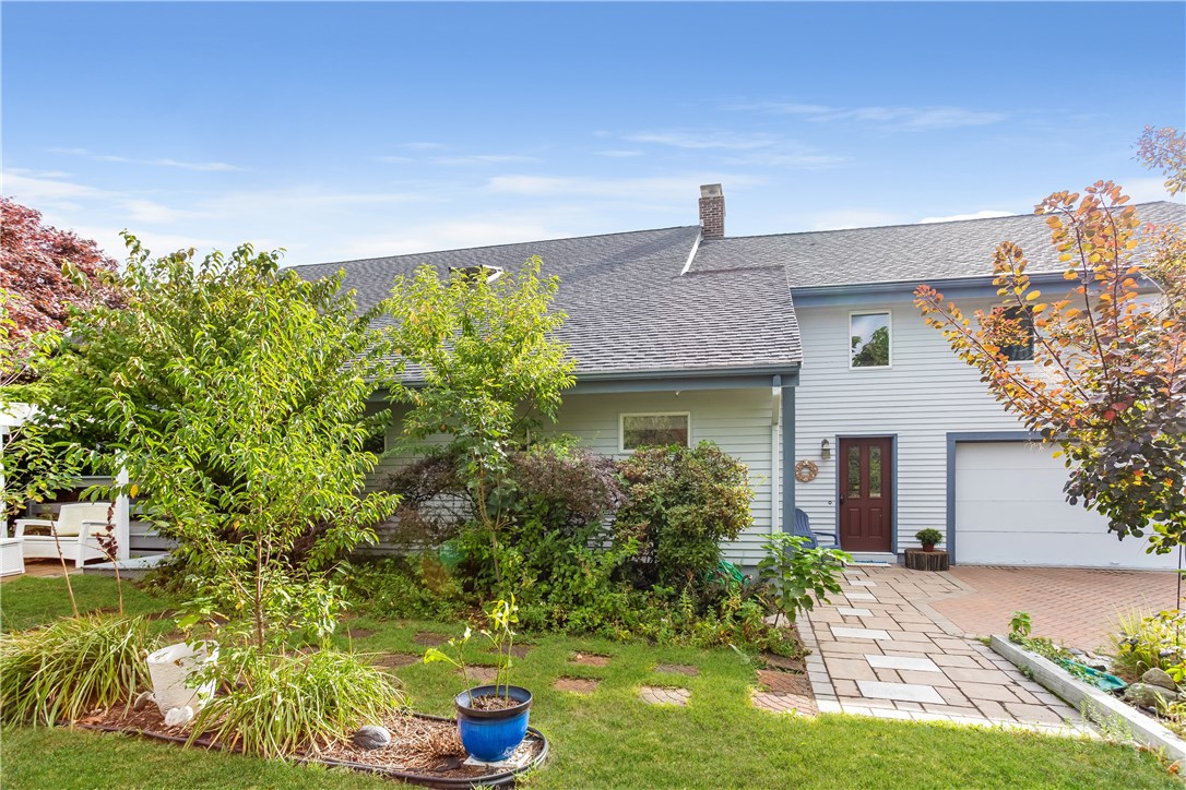 2066 Boston Neck Road North Kingstown, RI 02874 - Photo 3 of 35 The west facing front yard is a wonderful spot to watch the sunset.