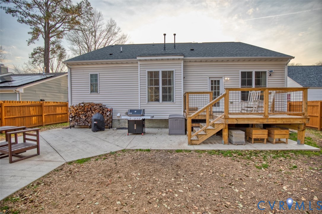 27 Trail Street Hampton, VA 23669 - Photo 12 of 36 a view of a house with a patio