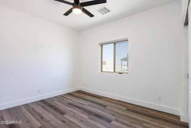 wooden floor in an empty room