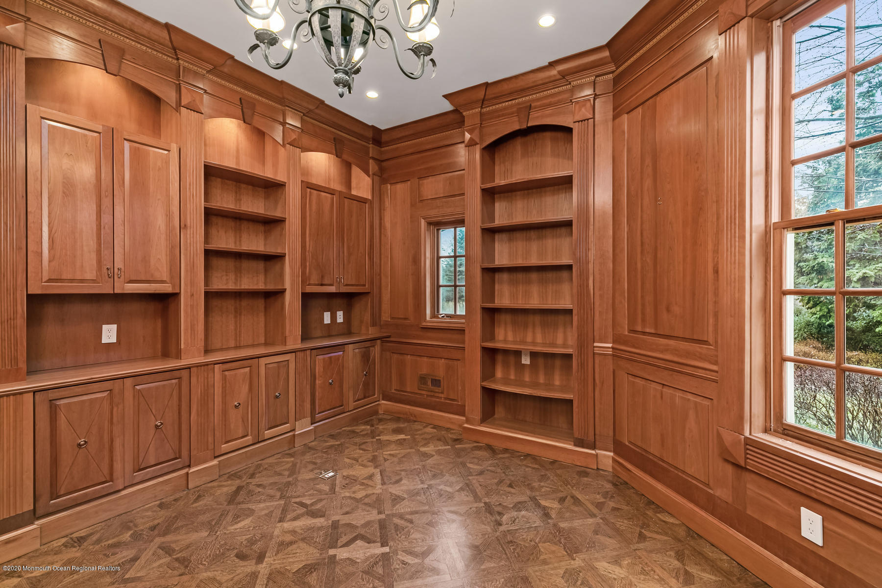 10 Belknap Lane Rumson, NJ 07760 - Photo 12 of 91 Library with Cherry wood panels
