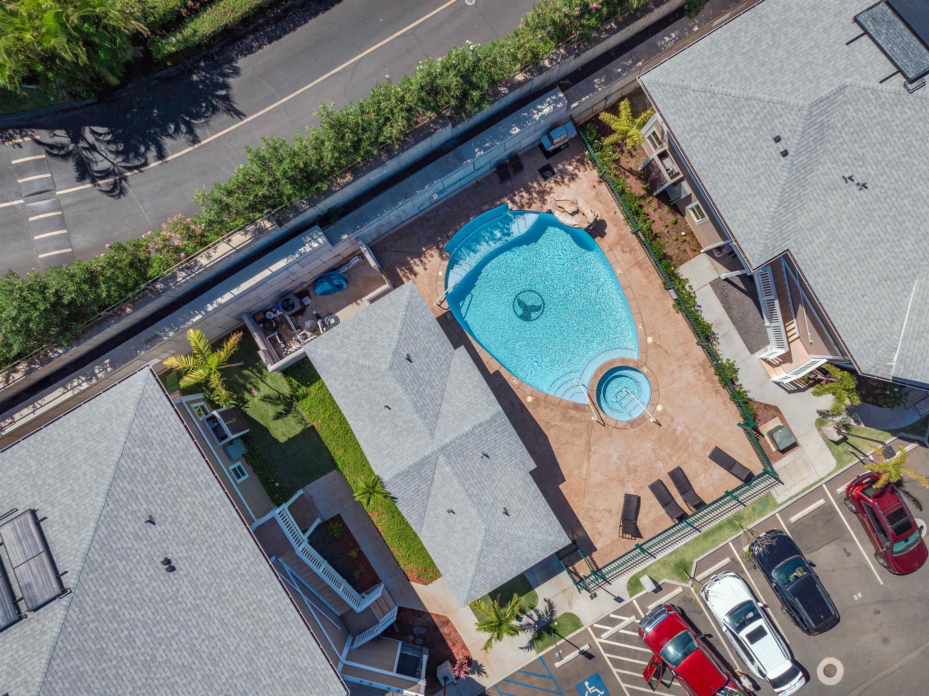 2757 South Kihei Road, Unit 101 Kihei, HI 96753 - Photo 22 of 26 an aerial view of a backyard with garden