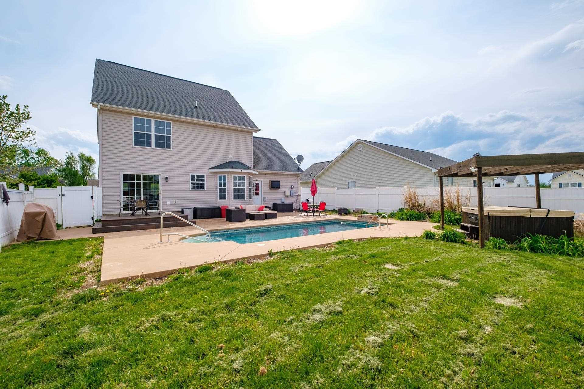 2425 Monroe Street Waynesboro, VA 22980 - Photo 35 of 42 a view of a house with pool and a yard