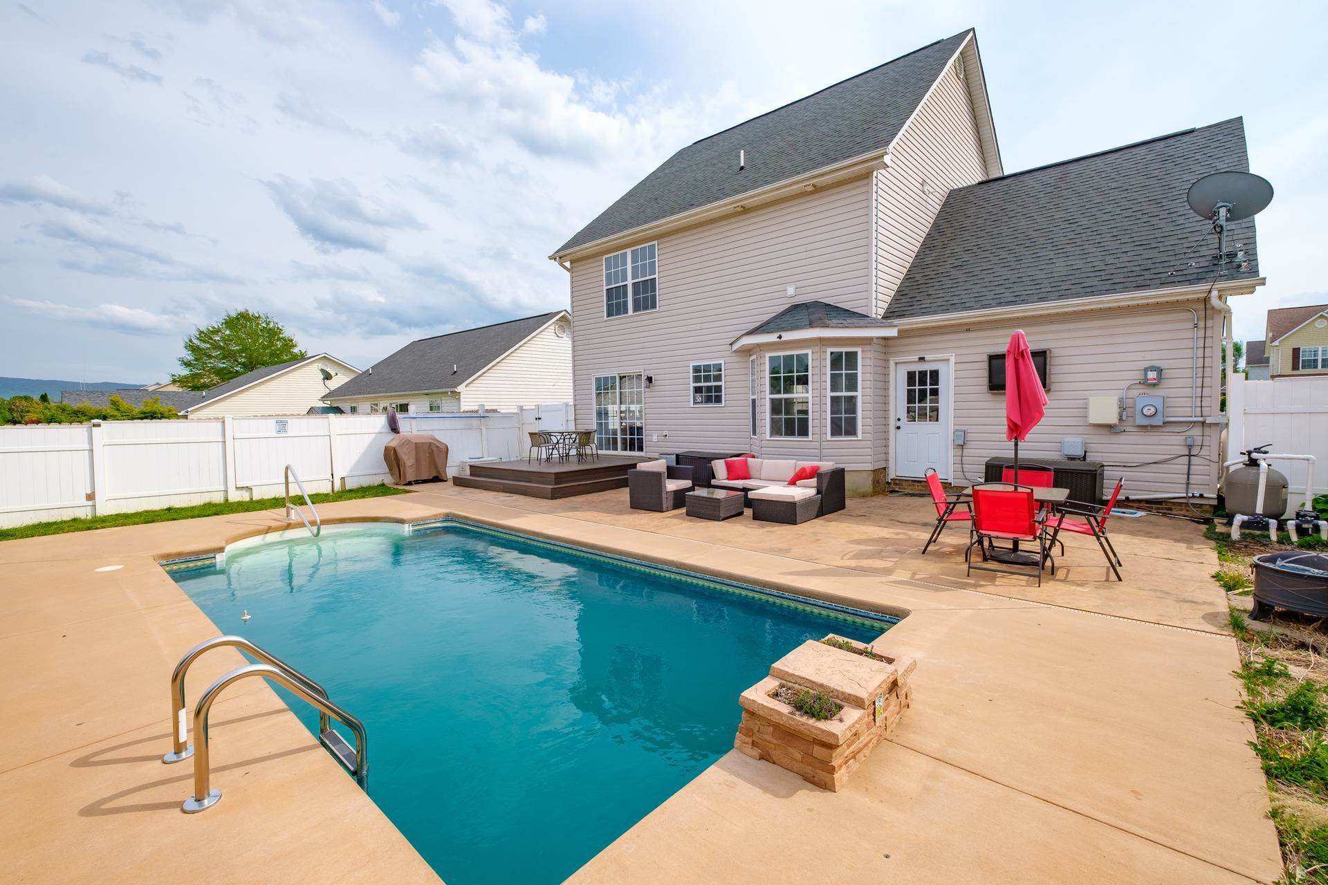 2425 Monroe Street Waynesboro, VA 22980 - Photo 37 of 42 a swimming pool view with a outdoor seating space