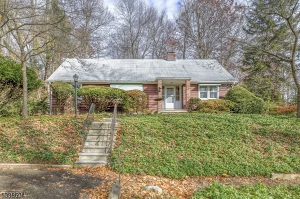 a view of a house with garden