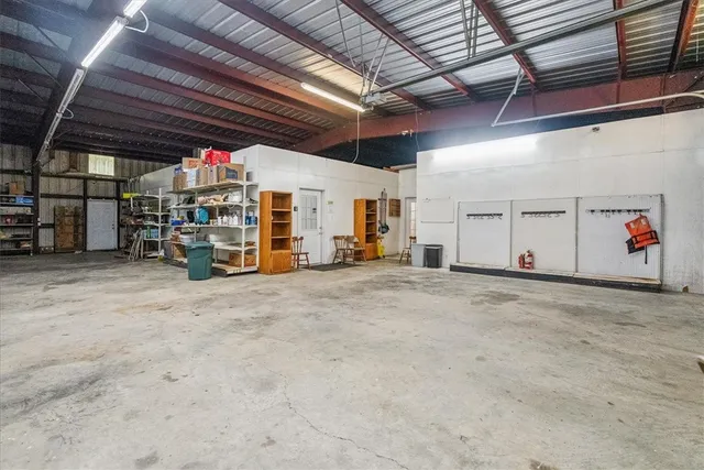 a view of storage and utility room