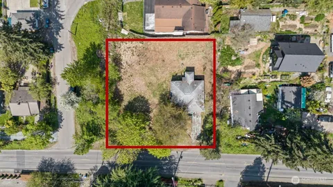 a white building with glass door
