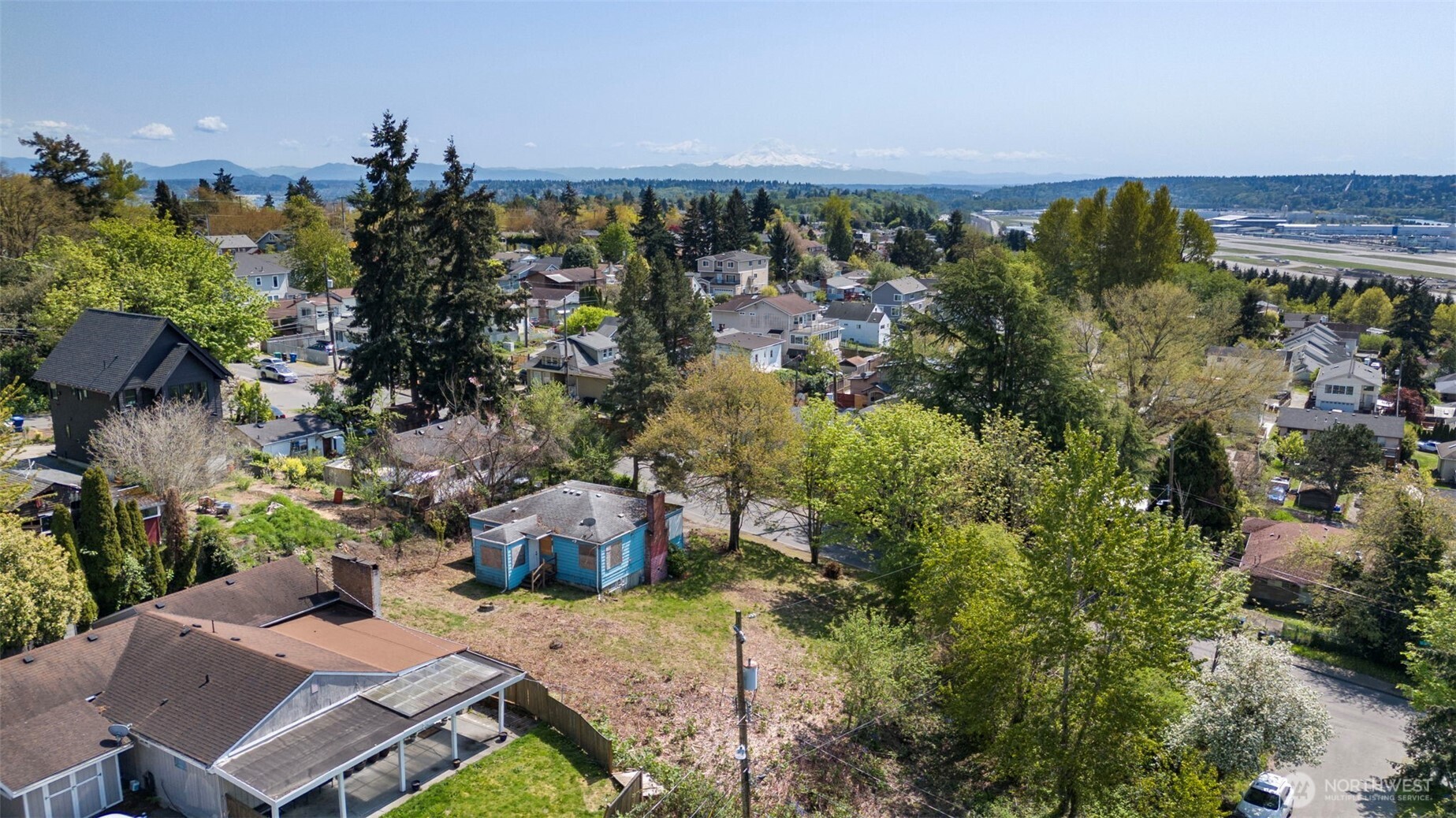 2356 South Graham Street Seattle, WA 98108 - Photo 9 of 19 an aerial view of a house with a yard