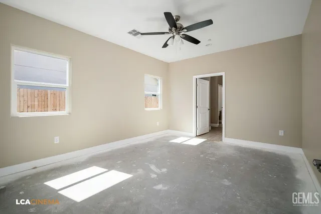 a view of empty room