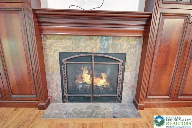 a view of front door of house with shower