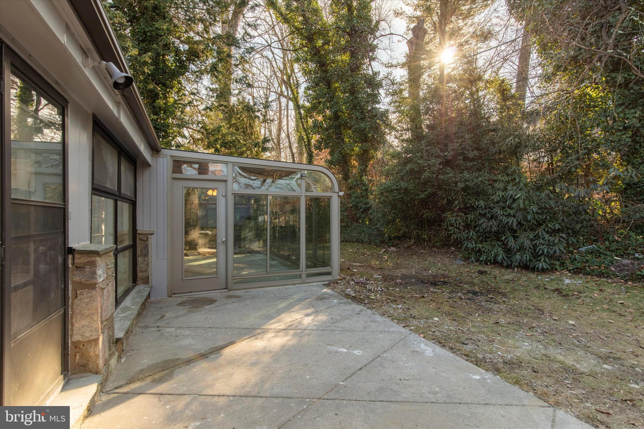1458 Pepper Road Jenkintown, PA 19046 - Photo 38 of 41 Exterior Rear Patio & Sunroom