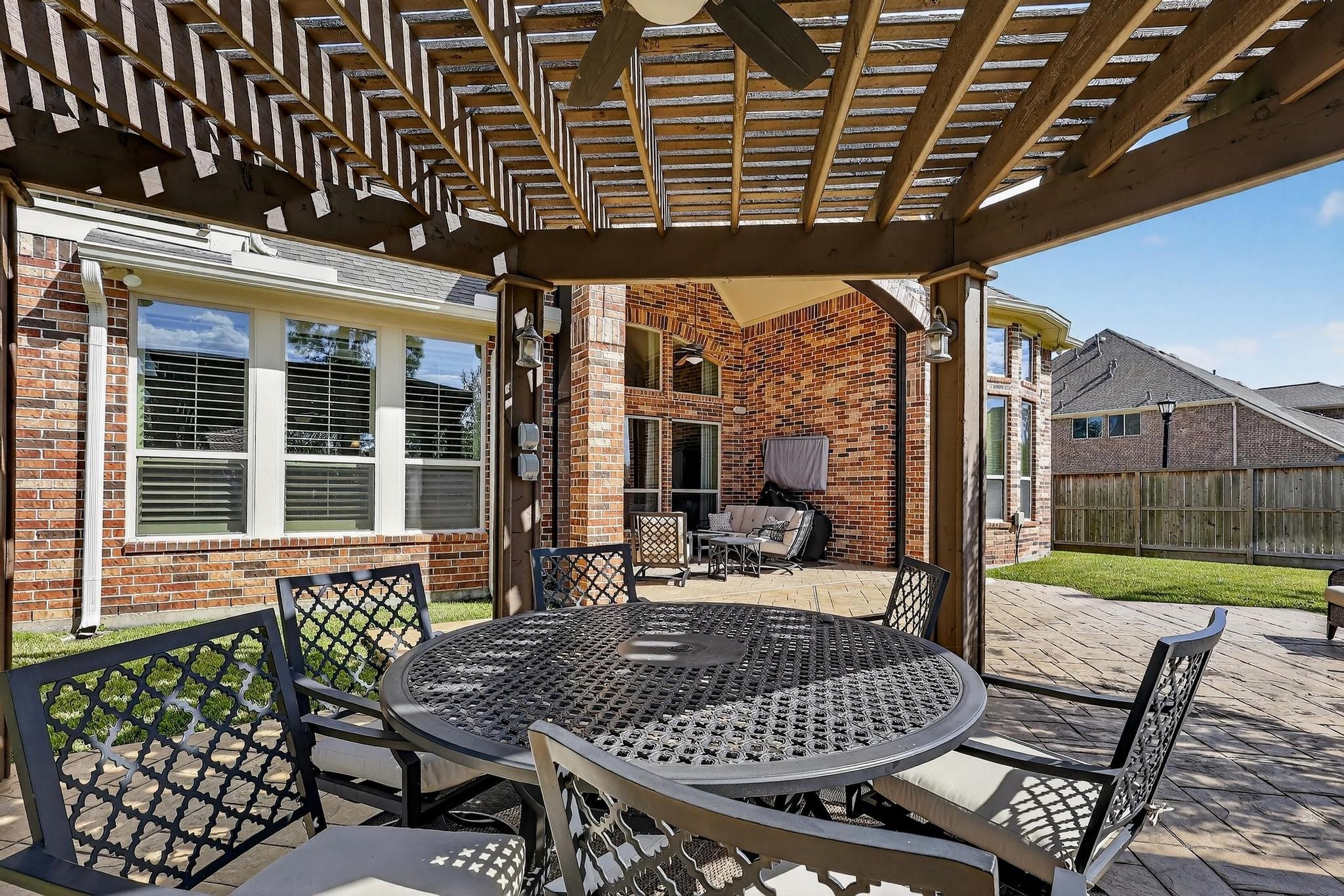 25803 Heritage Maple Drive Spring, TX 77389 - Photo 18 of 46 a view of a porch with furniture and yard