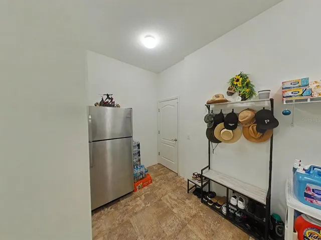 a room with storage and utility