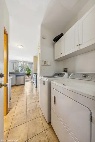a view of a hallway with closet area