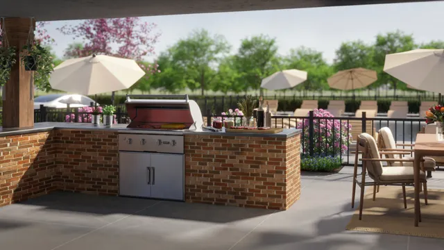 a dining room with a table and chairs