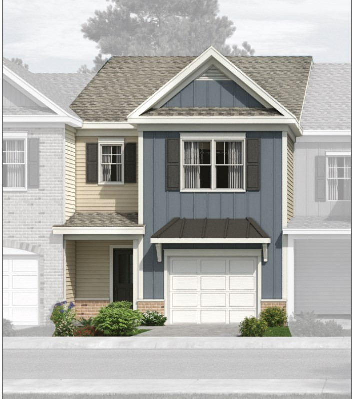 6076 Beale Loop, Unit 111 DARDEN Raleigh, NC 27616 - Photo 8 of 12 Shows as an interior - home available is on the end. Darden Elevation