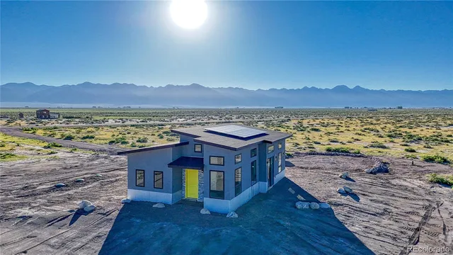 a view of a terrace with a lake view