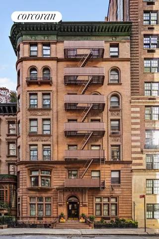 a front view of a building with glass windows