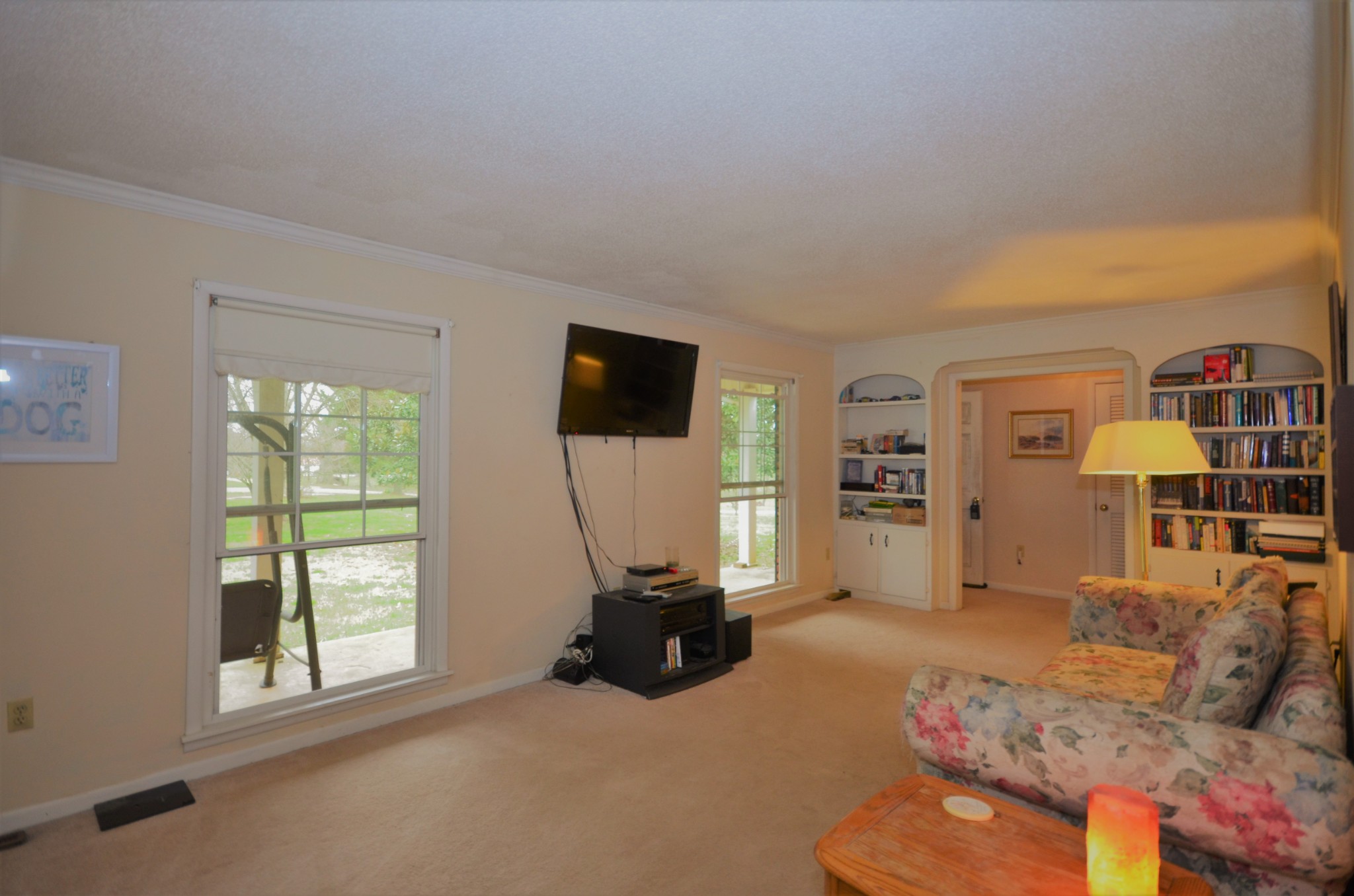 30 Remke Road Lawrenceburg, TN 38464 - Photo 18 of 49 a living room with furniture a window and a flat screen tv